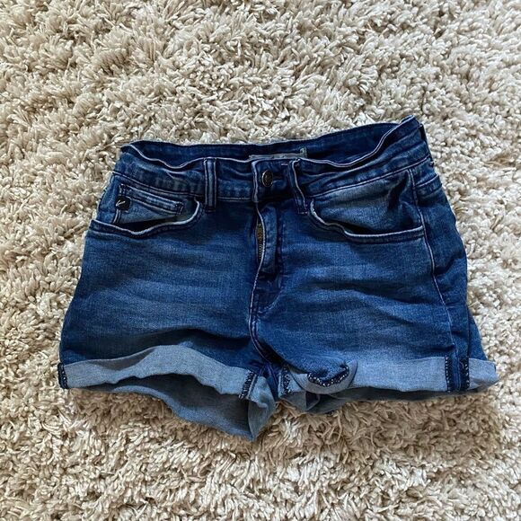 WOMENS KANCAN JEAN SHORTS SIZE 7/27 - Picture 2 of 4